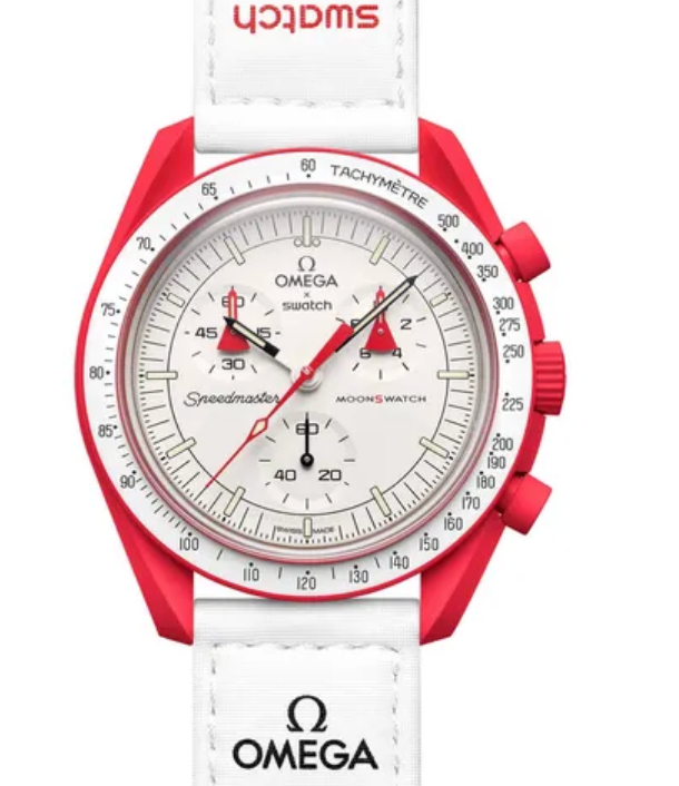 🎁GRATIS! OMEGAXSWATCH/MoonSwatch Misión Mercurio/Red🔥